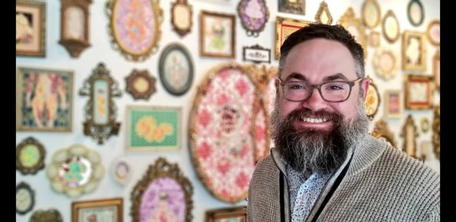 Paper artwork by Charles Clary.